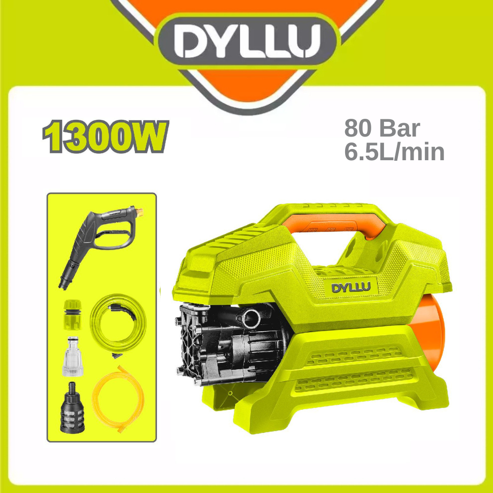 DYLLU High Pressure Washer 1300W ( 6.5L/min | 80 Bar ) DTHP1A13 ...