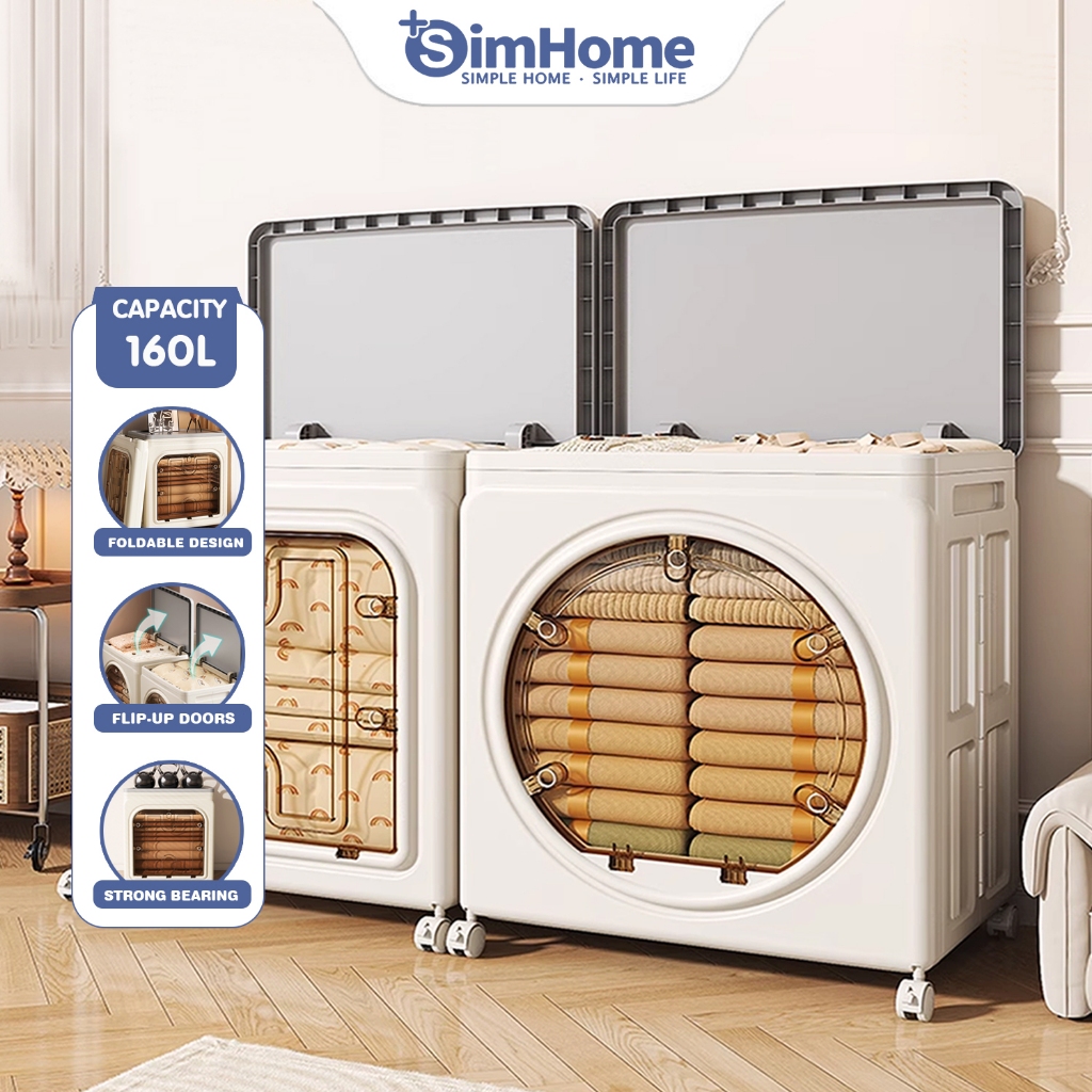 SimHome Large Capacity Kotak Simpan Barang Storage Box Organizer ...