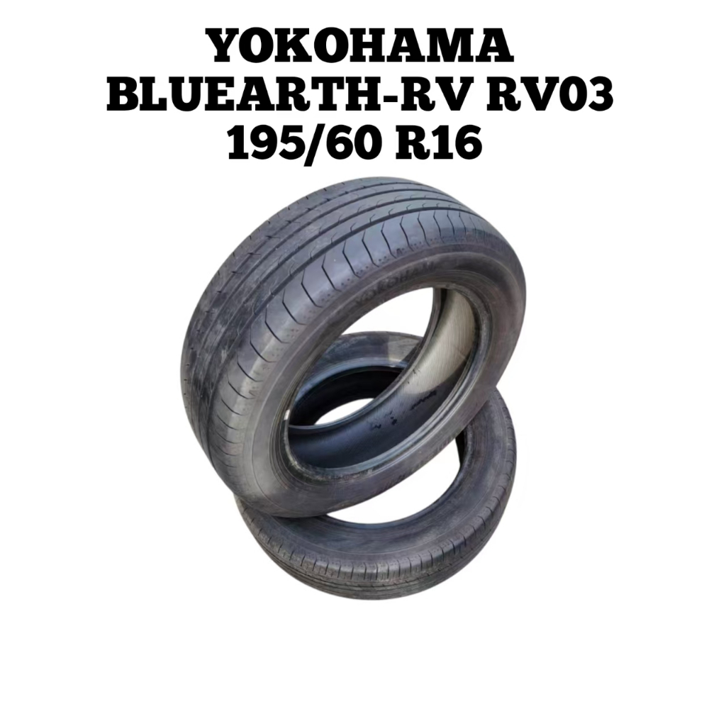 195/60 R16 YOKOHAMA BLUEARTH-RV RV03 Tyre / Tayar / Tire 195/60