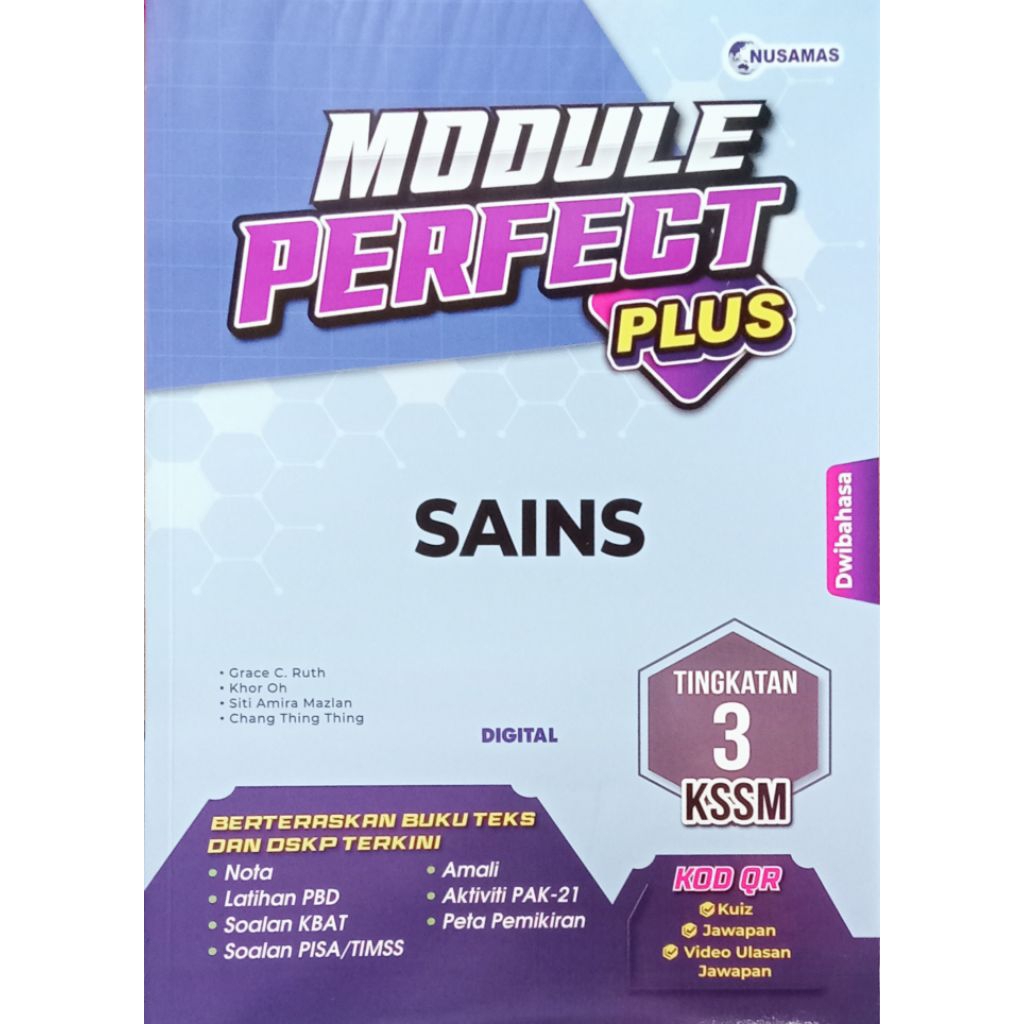 MODUL PERFECT PLUS SAINS (DWIBAHASA) TINGKATAN 3 KSSM | Shopee Malaysia