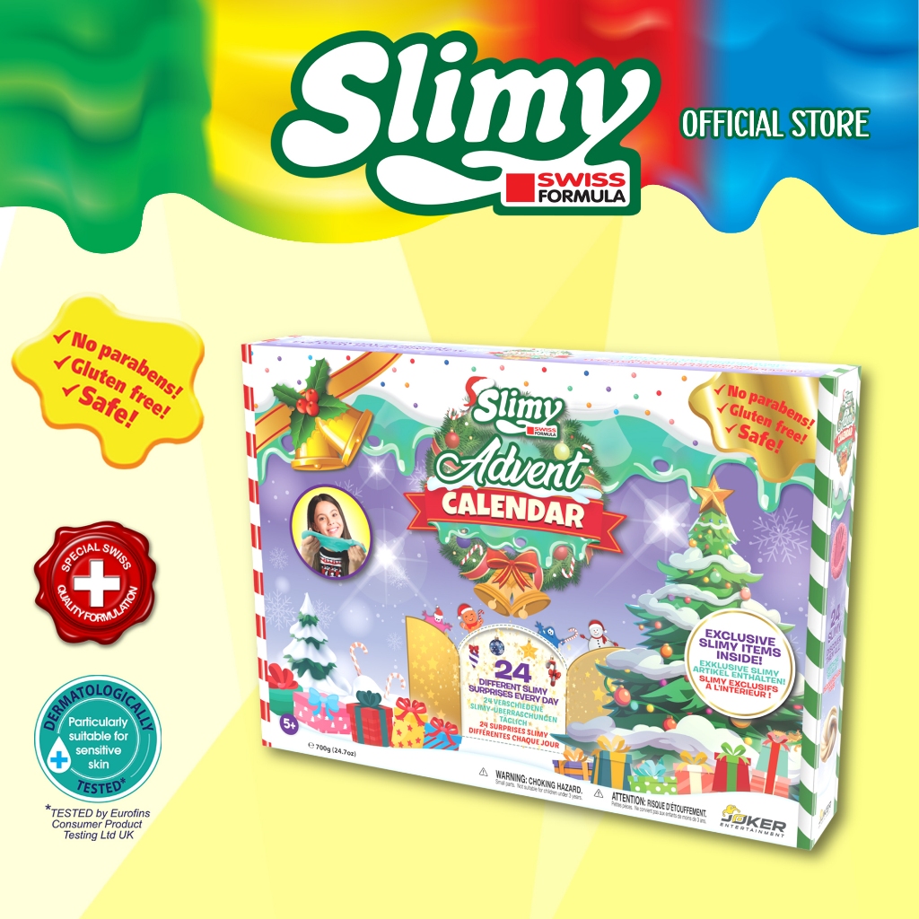 Slimy Advent Calendar Gift Set Slime Assortment Pack (32050) | Shopee ...
