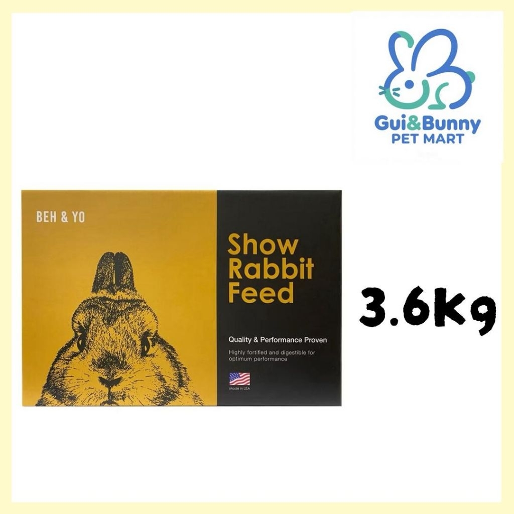 BEH & YO Show Rabbit Feed - 3.6KG | Shopee Malaysia