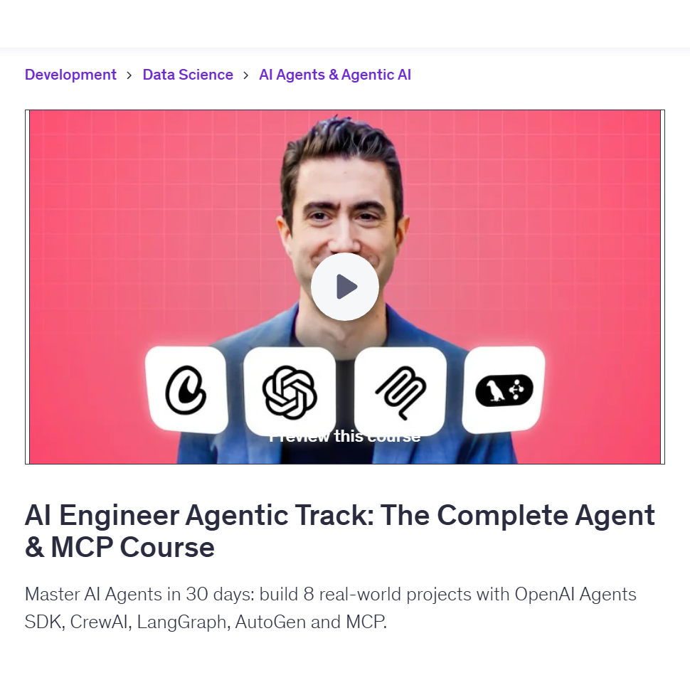 AI Engineer Video Course- AI Engineer Agentic Track: The Complete Agent ...