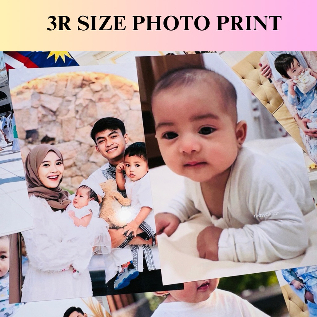𝟯𝐑-𝟭𝐊𝐄𝐏𝐈𝐍𝐆｜HD Glossy High Quality Photo Print｜Cetak Gambar 𝟯𝐑 ｜Kertas ...