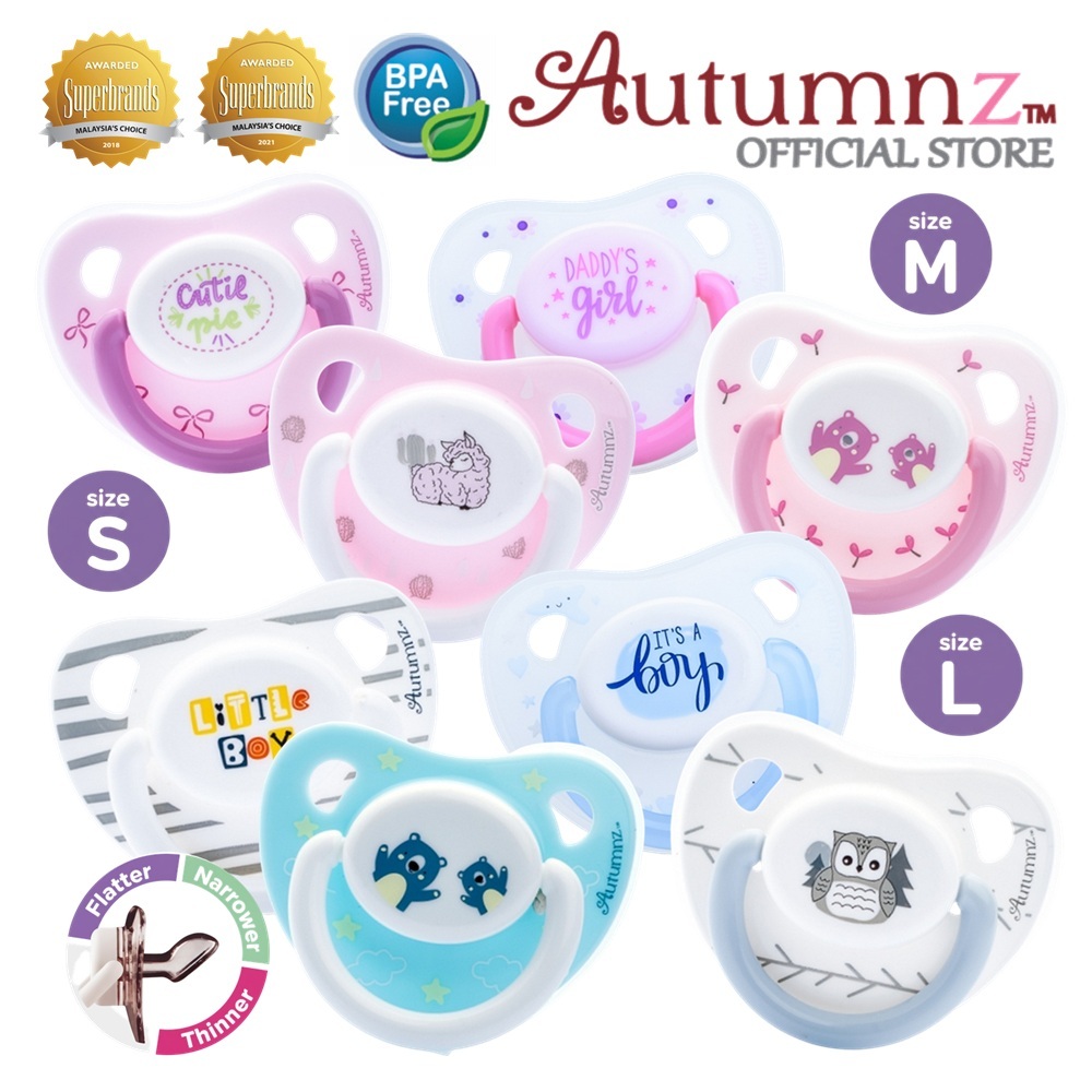 Autumnz Orthodontic Baby Silicone Soother with Hygiene Cover | Baby ...