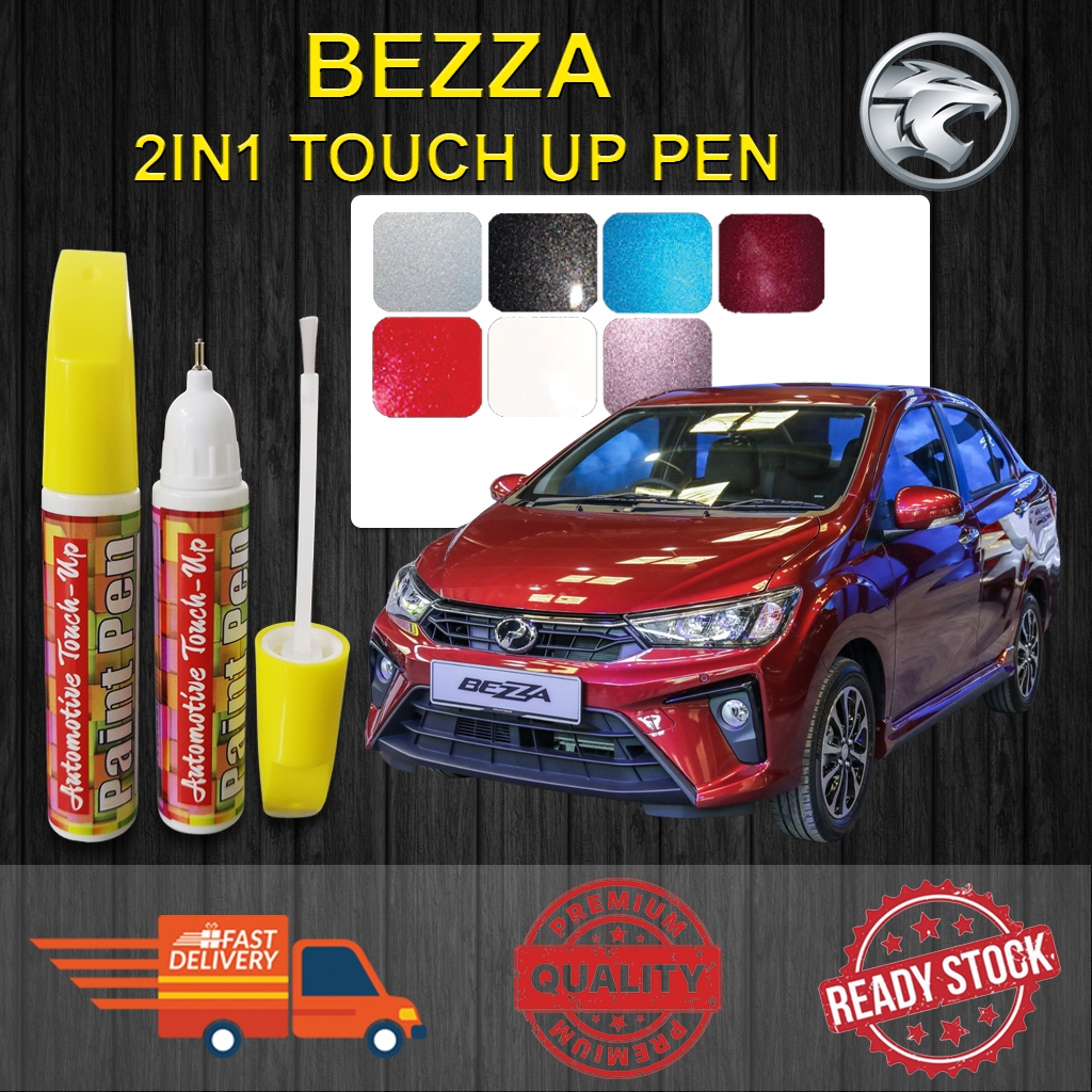 PERODUA BEZZA 】Car Touch Up Pen All Color Touch Up Paint Body Scratch ...