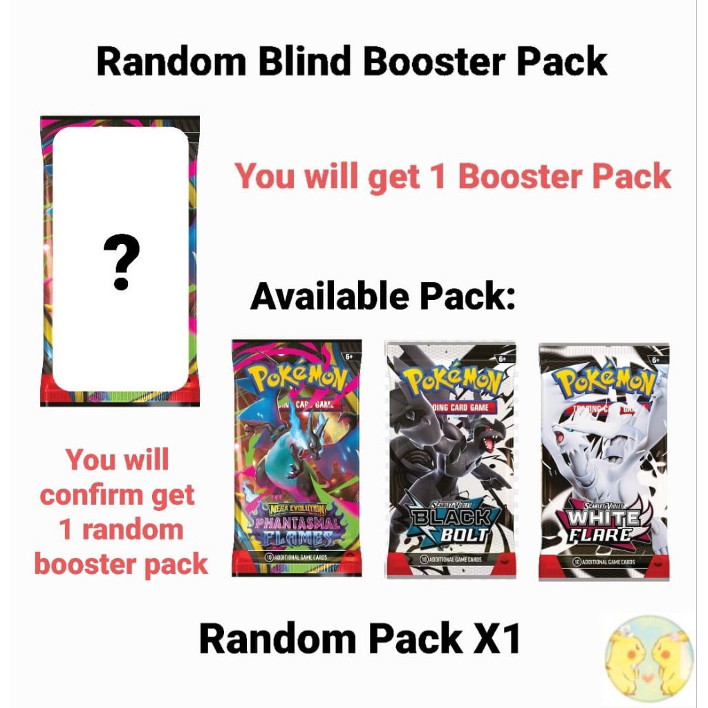 (Live Rip) Pokemon Card TCG : Random Blind booster pack ME02 Phantasmal ...