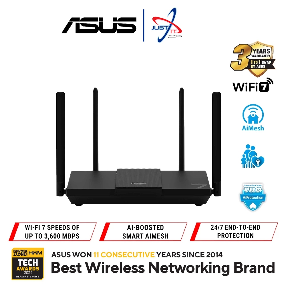 ASUS RT-BE50 BE3600 DUAL BAND WIFI7 ROUTER | Shopee Malaysia