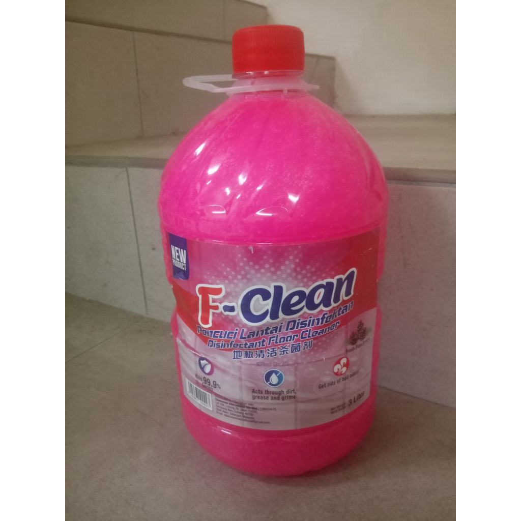 F-Clean Disinfectant Floor Cleaner-3 Litre | Shopee Malaysia