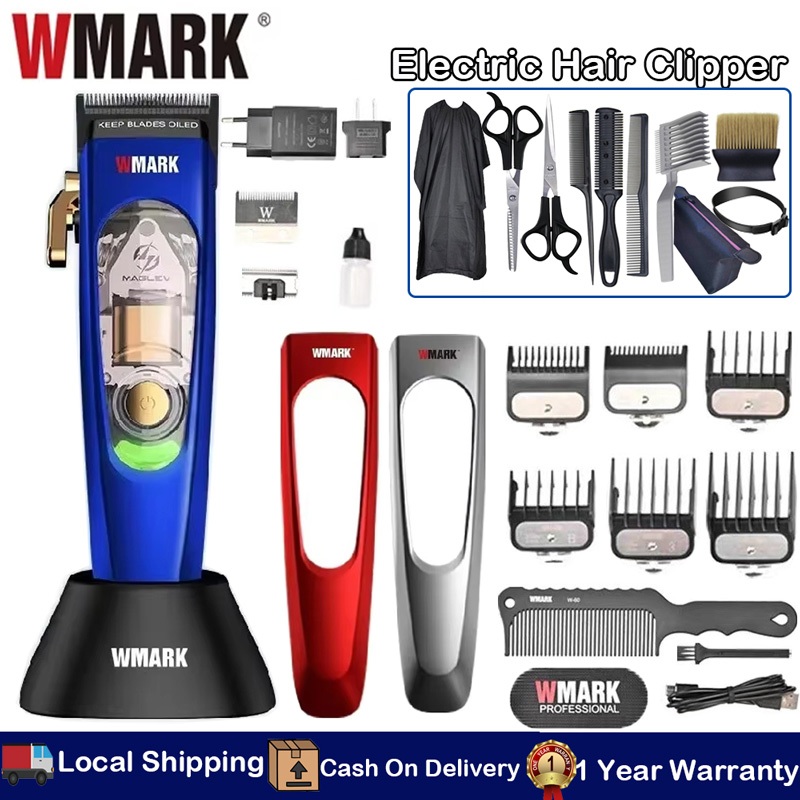 WMARK Maglev Motor 10000 RPM Professional Hair Clipper for Men with ...