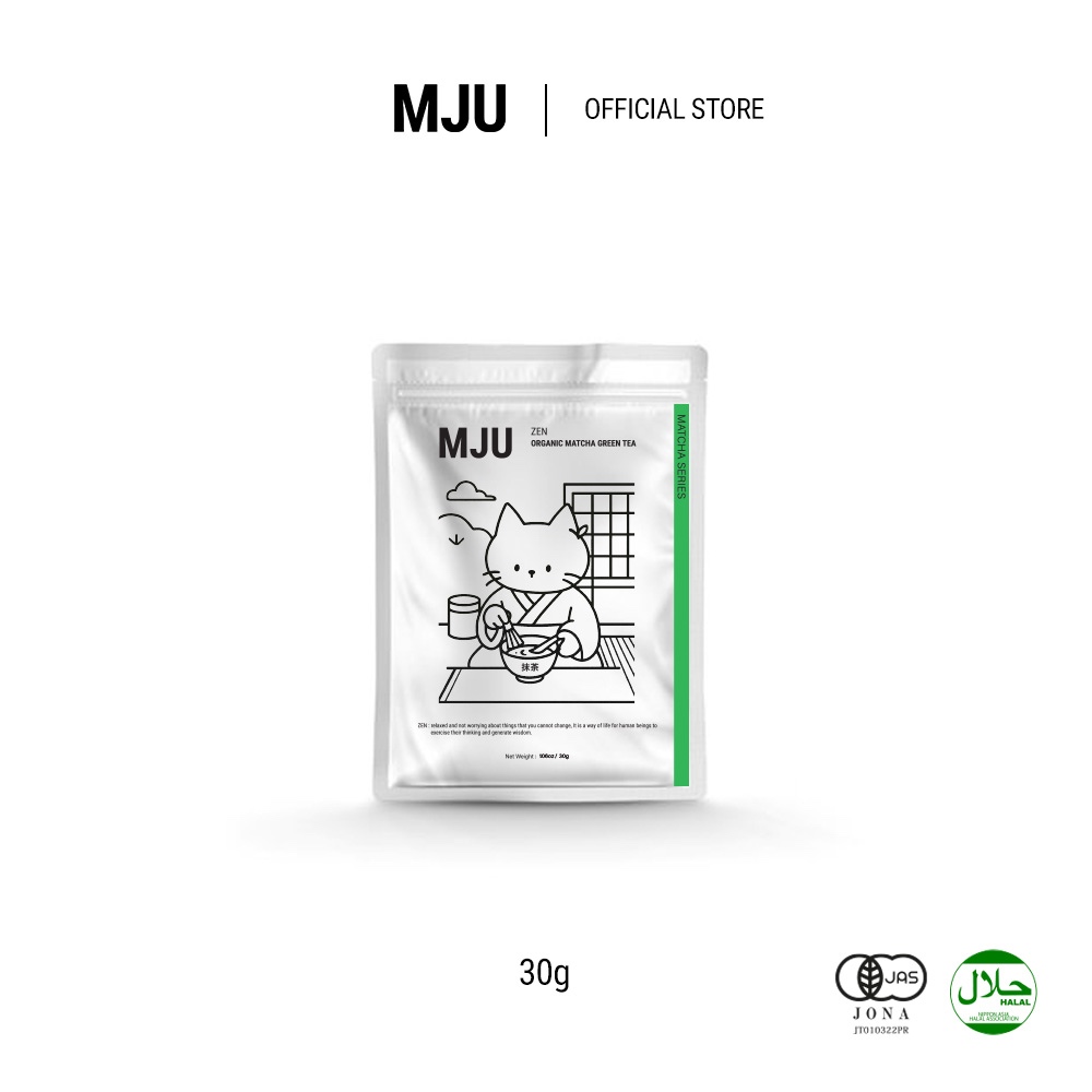 MJU - ZEN EXPERIENCE / Premium Japanese Matcha Green Tea Powder - 30g ...