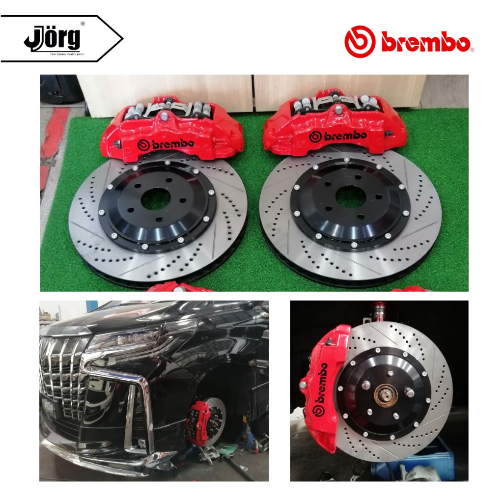 BREMBO 4/6 Pot 18Z (FRONT Only) Big Brake Kit Caliper & Pads for Toyota ...