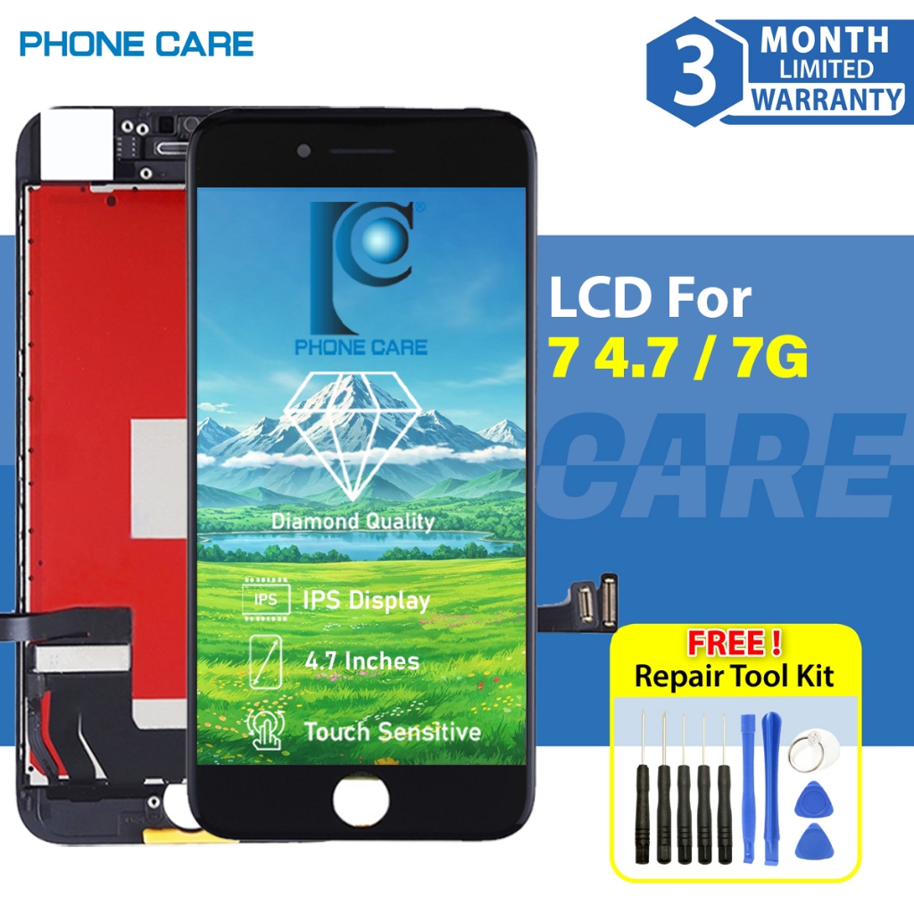 Lcd Compatible For IP 7 (With Touch Screen Display) | Shopee Malaysia