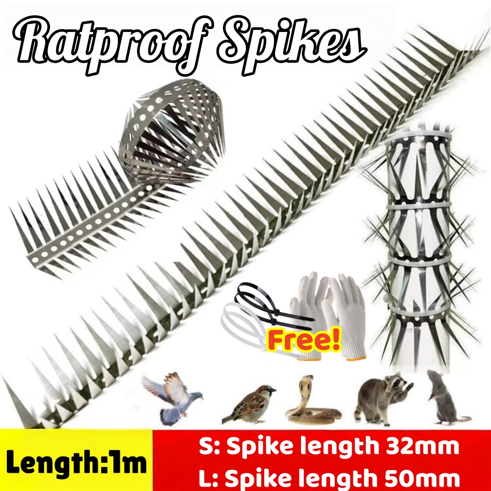 Pest Control Rat Repellent/Cat Repellent Anti Rat Spike - Penghalau ...
