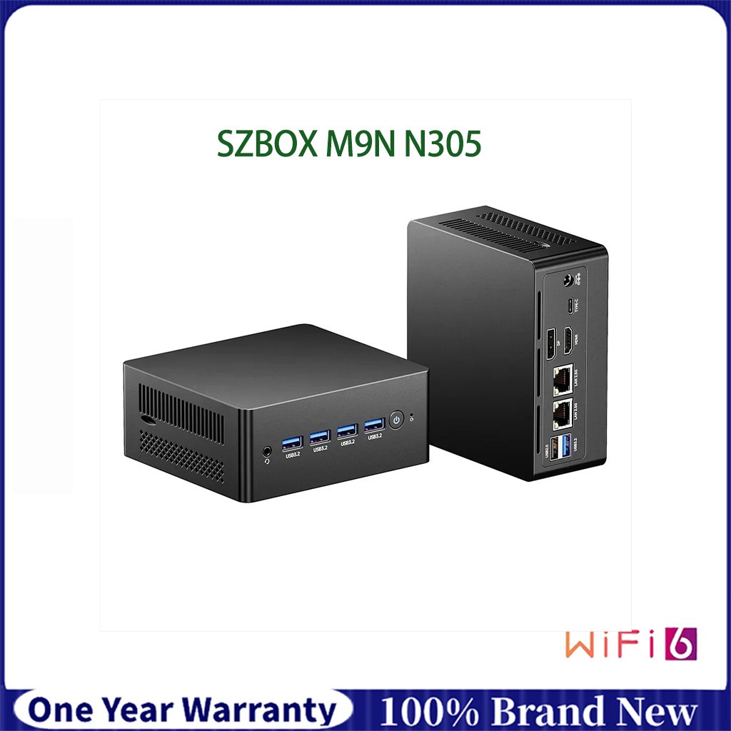 M9N N305 Windows 11 PRO Mini PC i3-N305 DDR4 3200GHz 2280 NVME SSD Dual ...