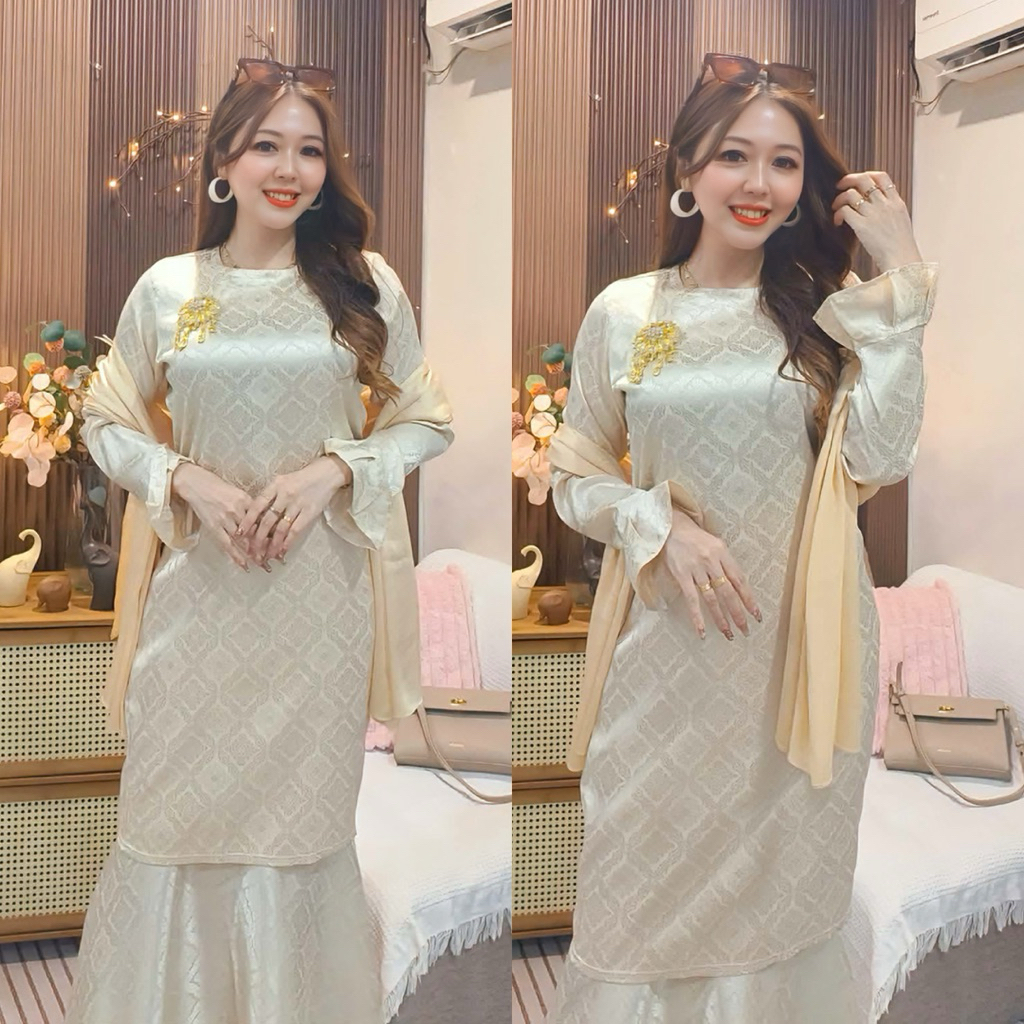 RAYA Series 2026 Premium Jacquard Songket Buju Kurung By Velvet World ...
