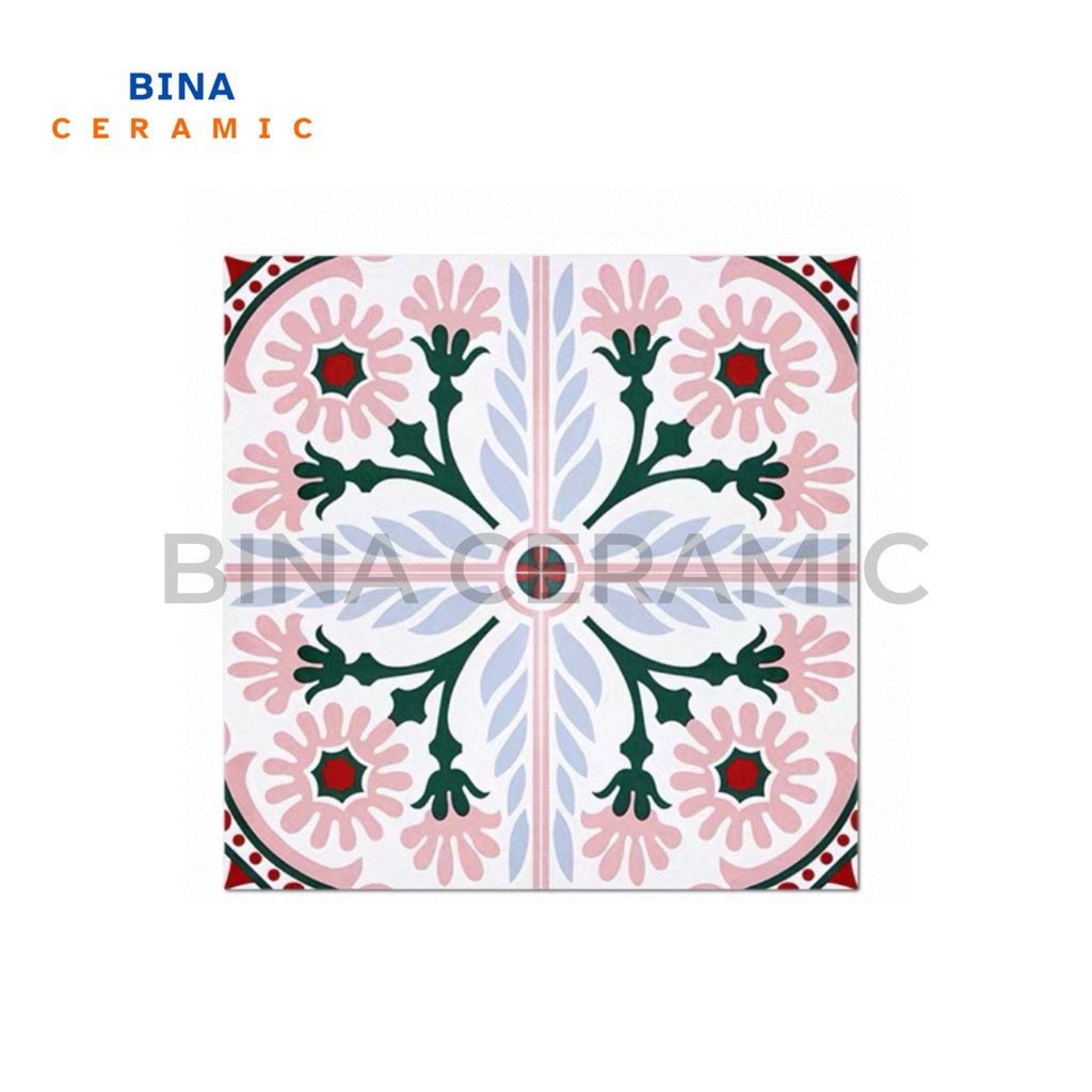 Ceramic Vintage Pattern Tile | Jubin Lantai & Dinding | Jubin Corak ...