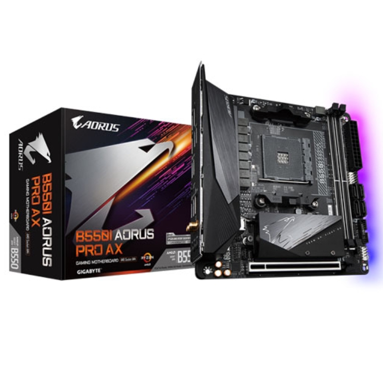 GIGABYTE AORUS B550I AORUS PRO AX Mini ITX Motherboard / Socket AM4 ...