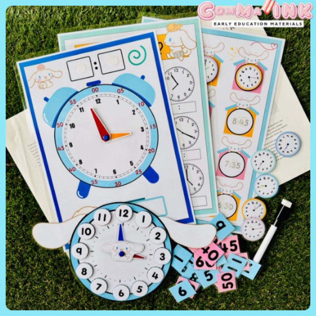 【Cinnamoroll•Math Time Learning】认识时间与时钟｜Math Toys｜Primary | Sanrio ...