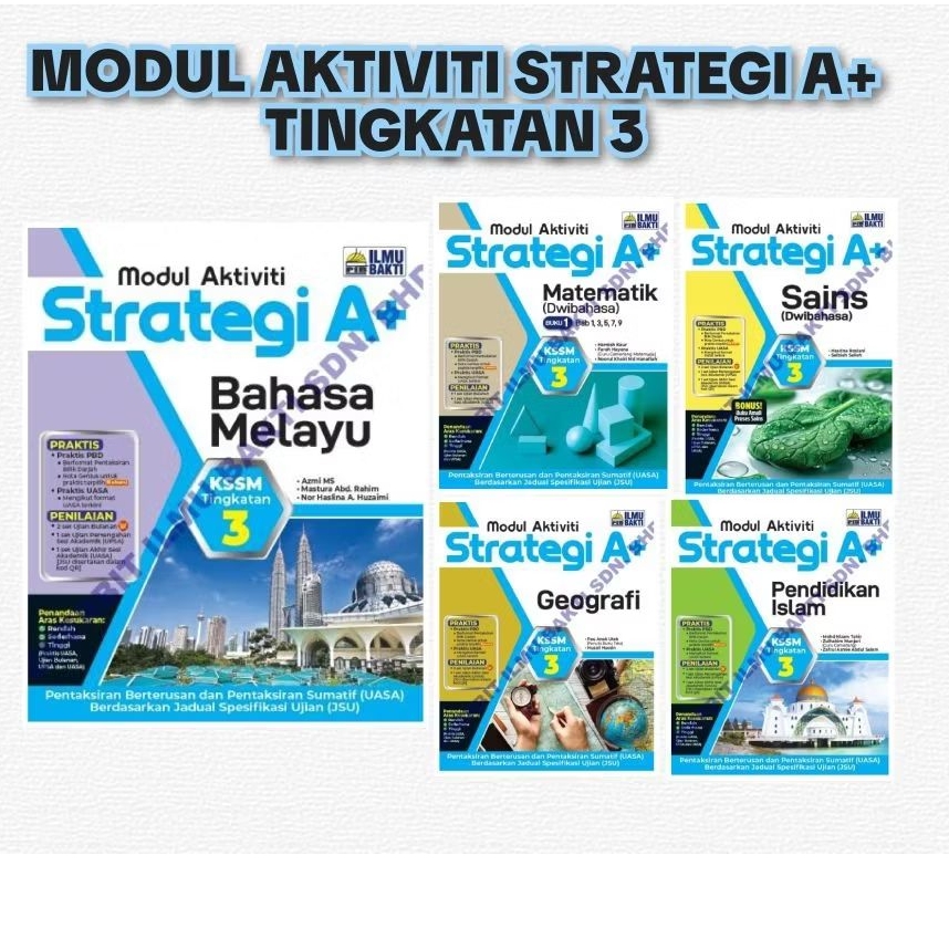 Modul Aktiviti Strategi A+ Tingkatan 3 (ilmubakti 2026) | Shopee Malaysia