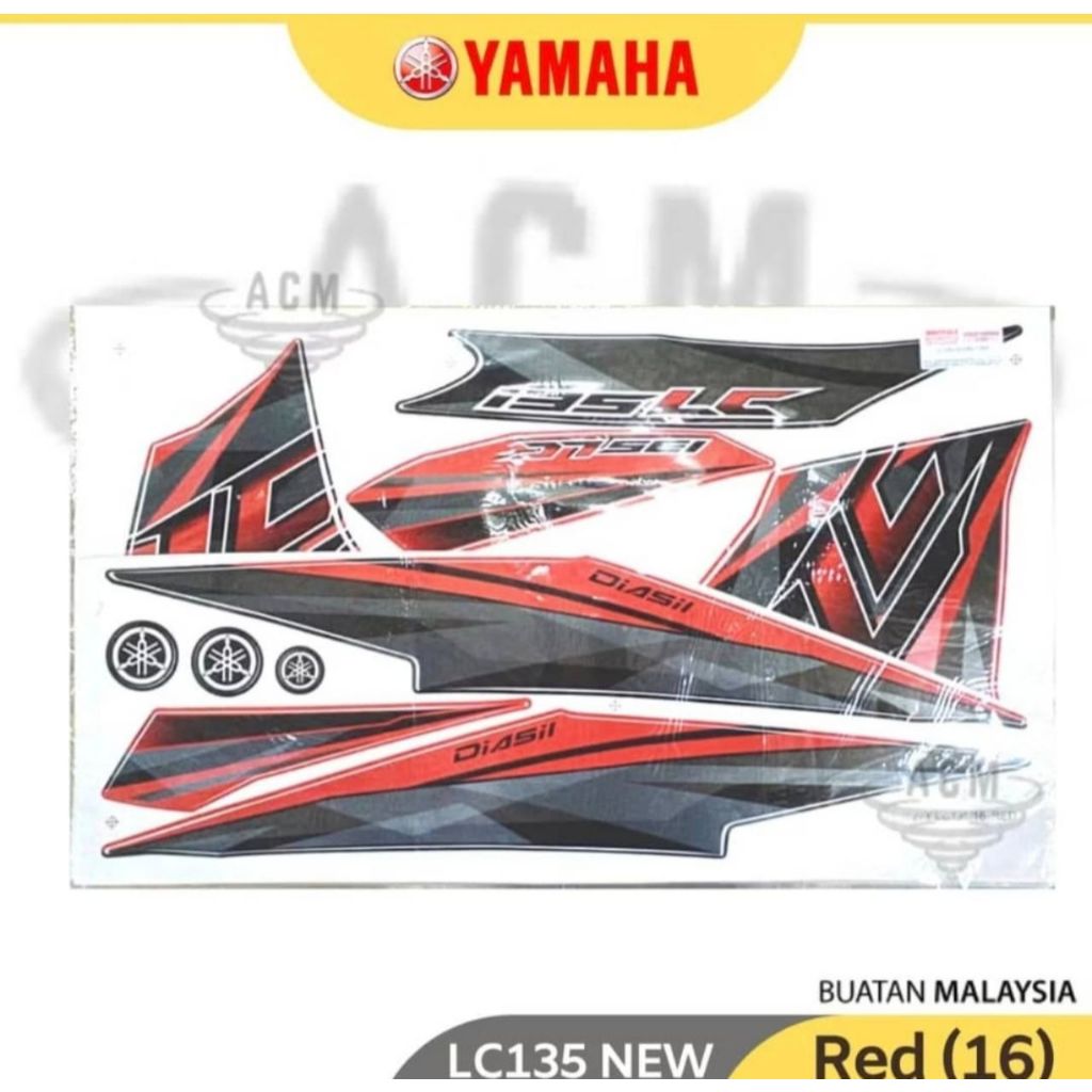 (Special Order) LC New Sticker - Red (16) | Shopee Malaysia