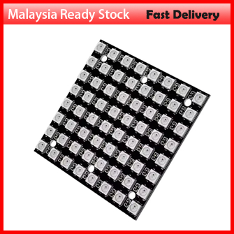 WS2812 LED 5050 RGB 8x8 64 Bit LED Matrix Module