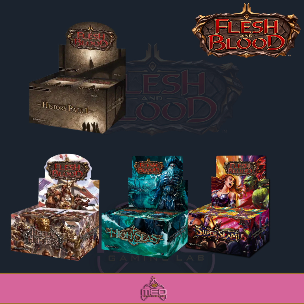 Flesh And Blood : Booster Box : Heavy Hitters / History Pack 1 / High Seas  / Super Slam | Shopee Malaysia