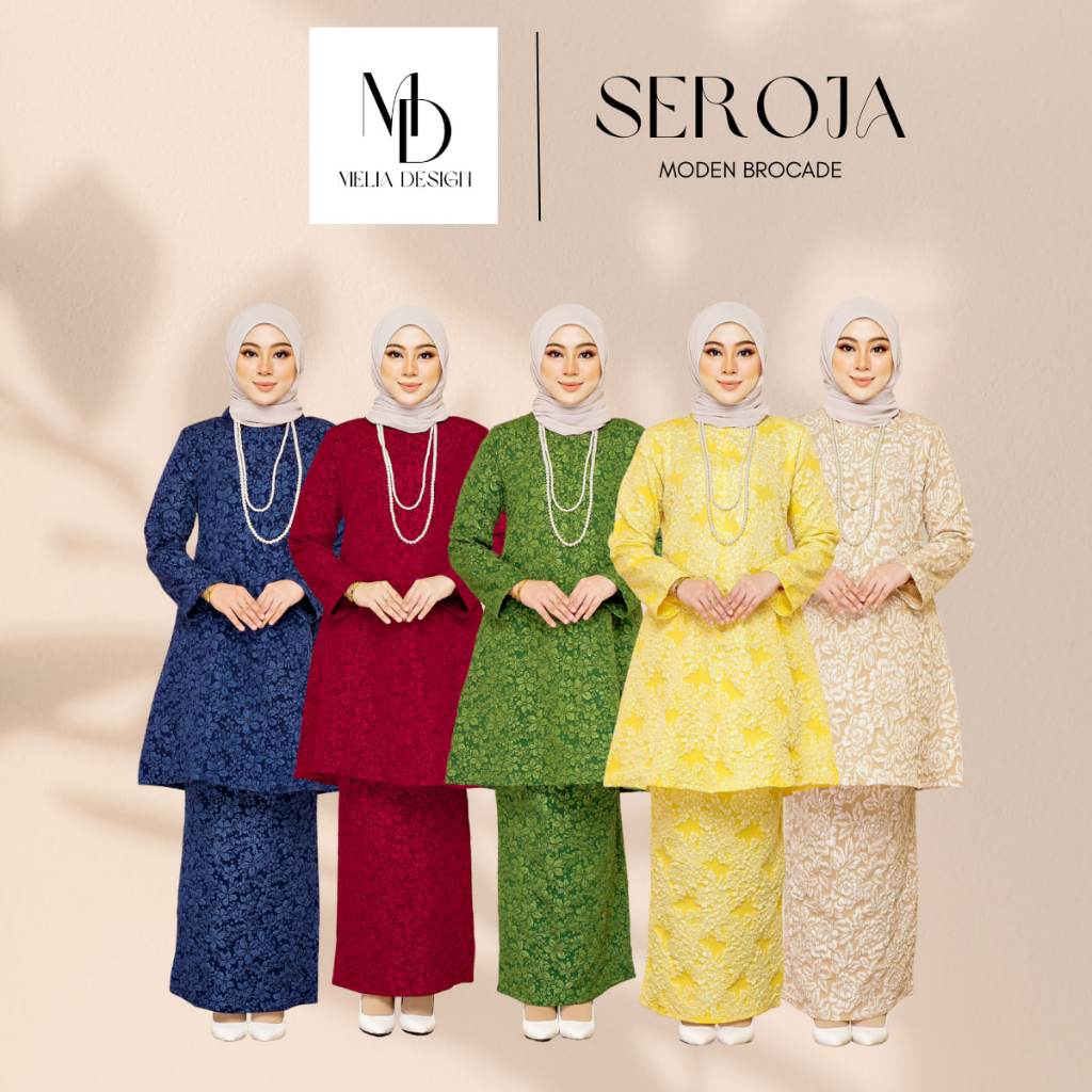 KURUNG MODEN BROCADE SEROJA BY MELIA DESIGN BROCADE PREMIUM MURAH ...