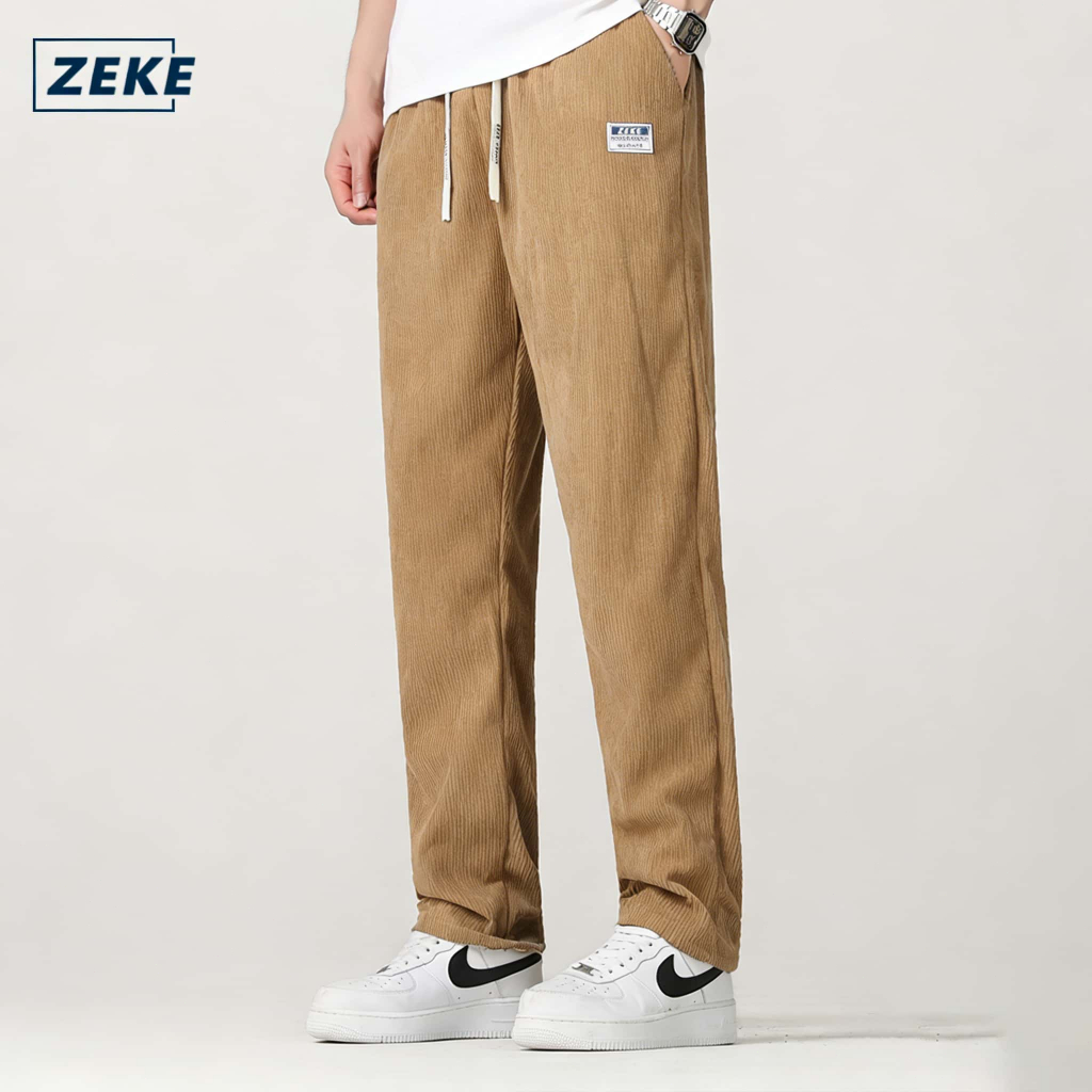 ZEKE B0026 Corduroy Pants Men's Casual Pants Lelaki Kain Korduroi ...