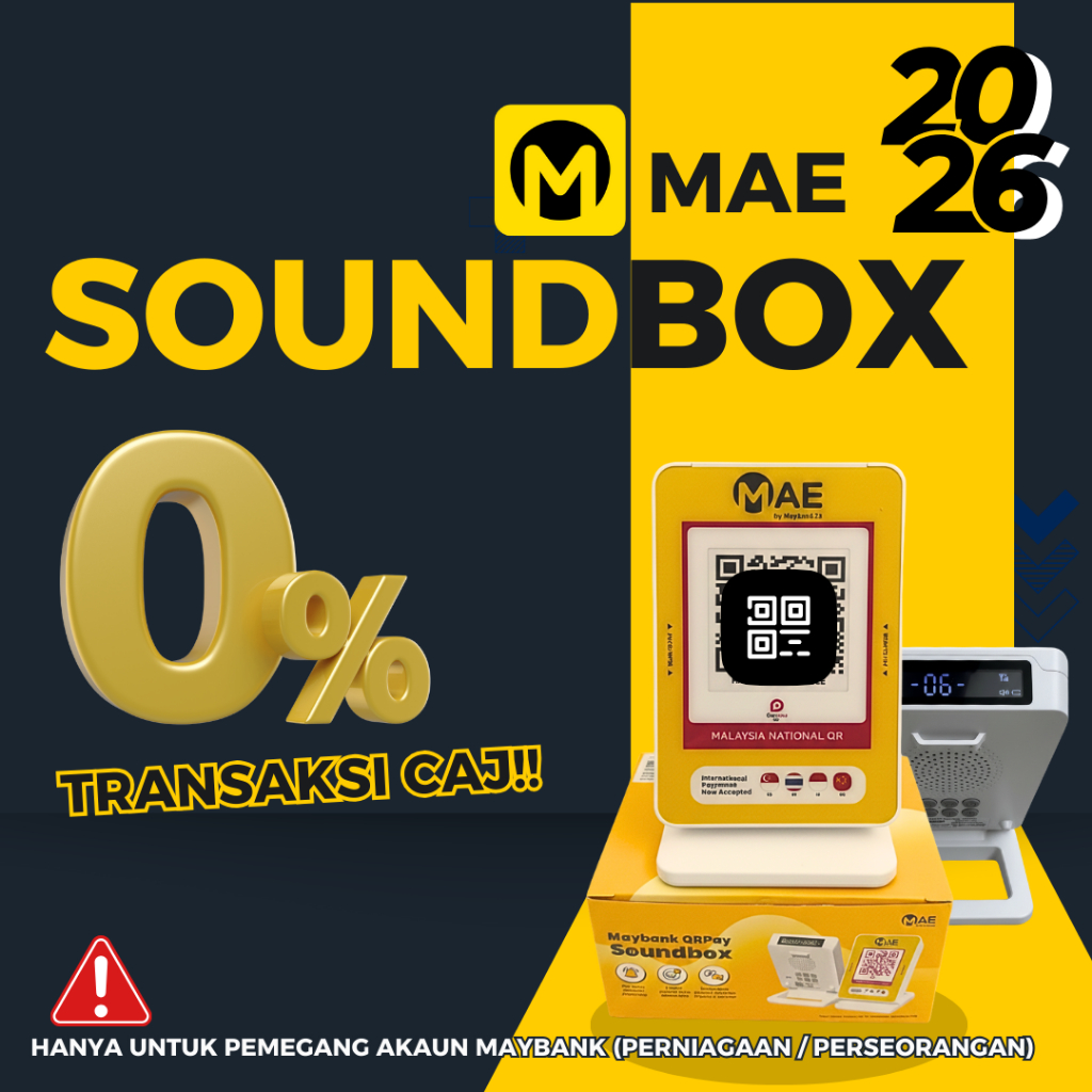 MAE SOUNDBOX【READY STOCK】 QRPay/ EWALLET PAYMENT/SOUNDBOX | Shopee Malaysia