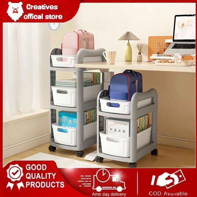 Multifunctional Schoolbag Rack Drawer Type Movable Trolley Under Desk ...