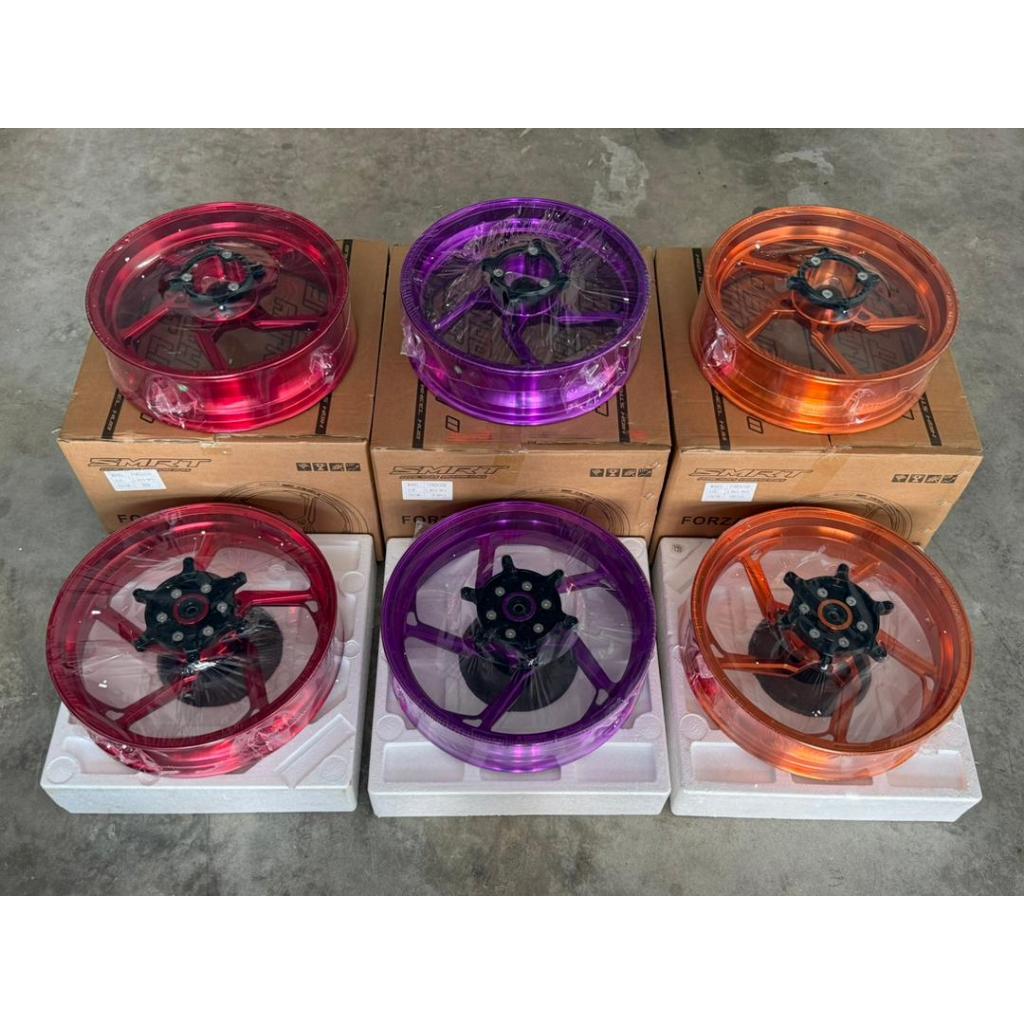 🔥SMRT FORZA 350 RIM🔥 • SIZE > 350X15 / 400X14 📌ORANGE SILVER PURPLE ...