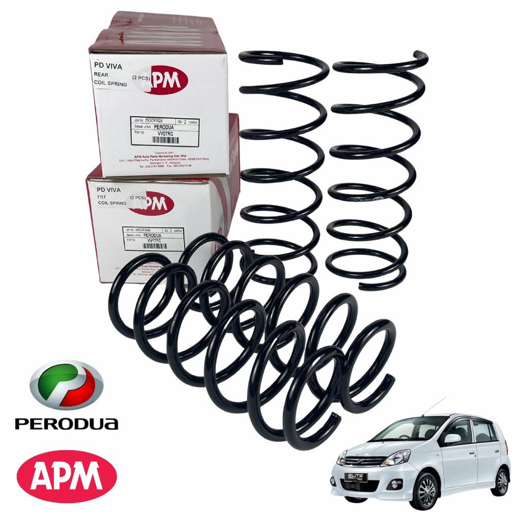 APM Perodua viva standard coil spring set front (2pcs) | Shopee Malaysia