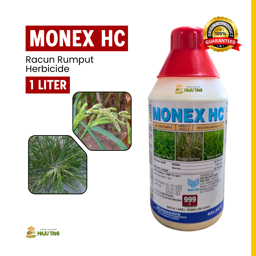 Monex HC 1 Liter Herbicide Racun Rumput Sambau Kebun Nanas Racun Rumput ...