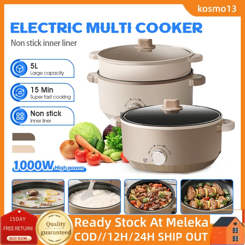 5.0L Rice Cooker Large Capacity Multi Cooker Non Stick Electric ...