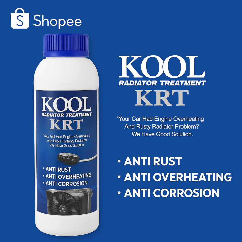 KOOL Car Radiator Treatment High Performance Coolant Penyejuk Radiator ...