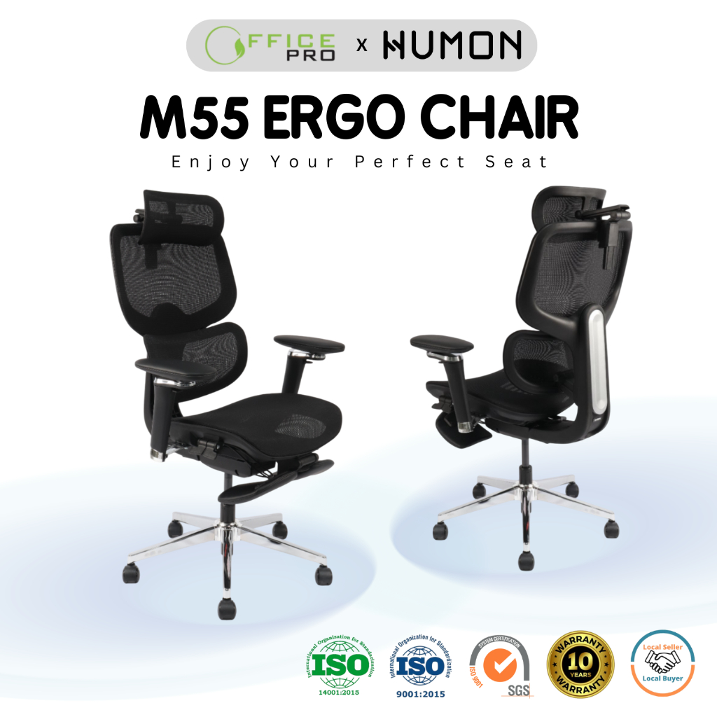 HUMON M55 Ergonomic Chair Lumbar Support Office | Office Chair | 10 ...