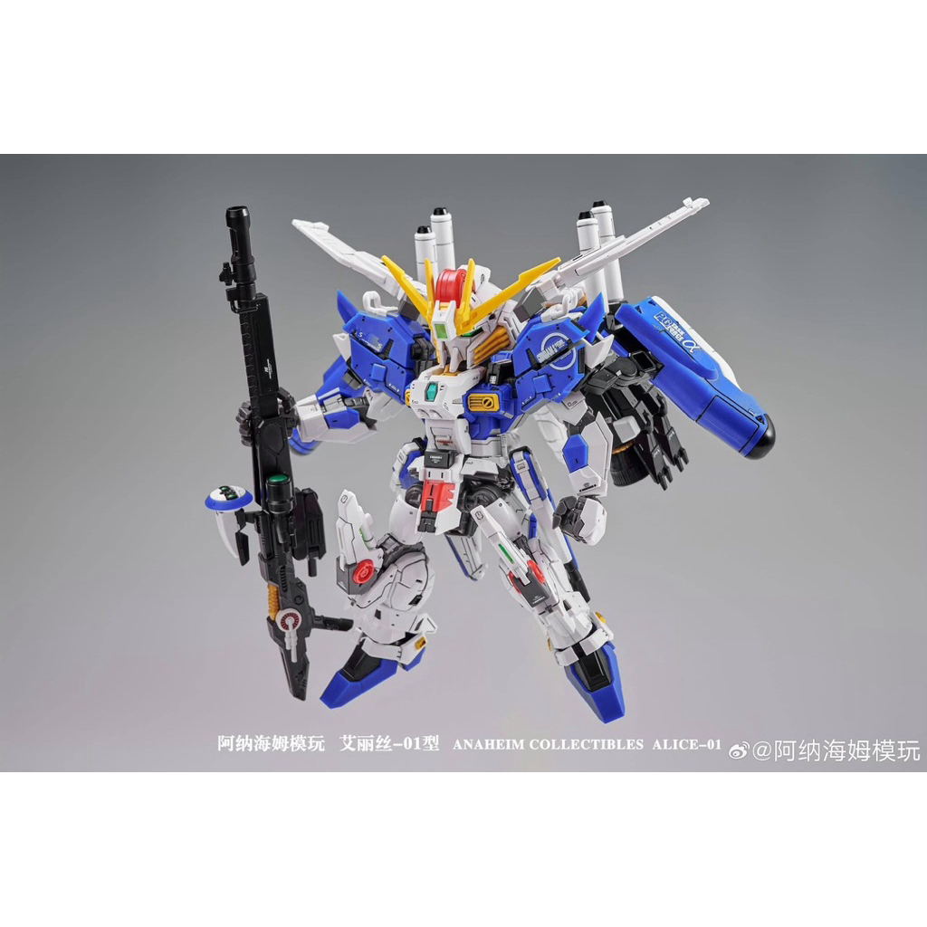 完成品　Anaheim Collectibles MGSD風 Alice-01 Anaheim Collectibles MGSD Alice-01 プラモデル - 77figure.com
