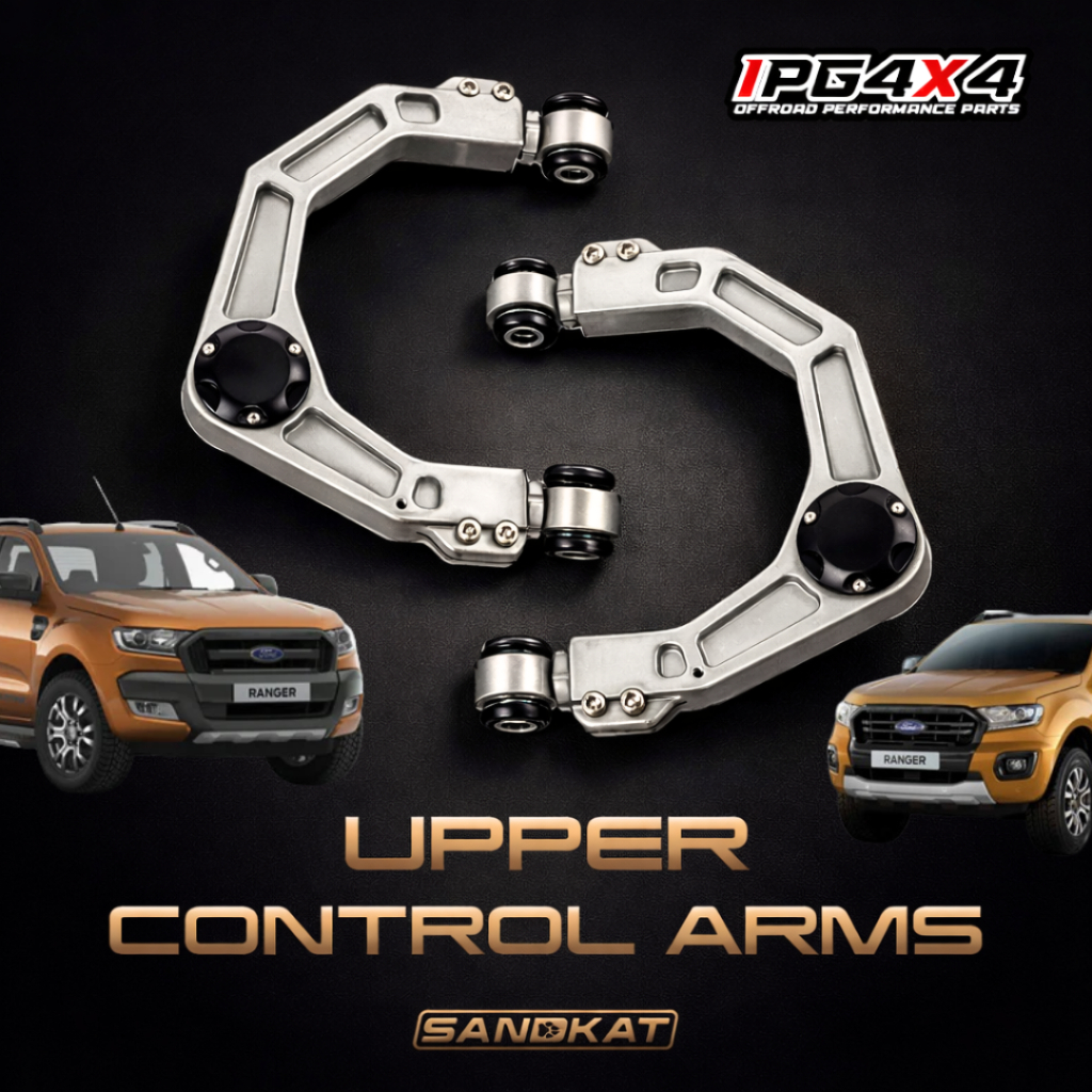 SANDKAT Ford Ranger T6 T7 T8 Upper Control Arms Adjustable Aluminum ...