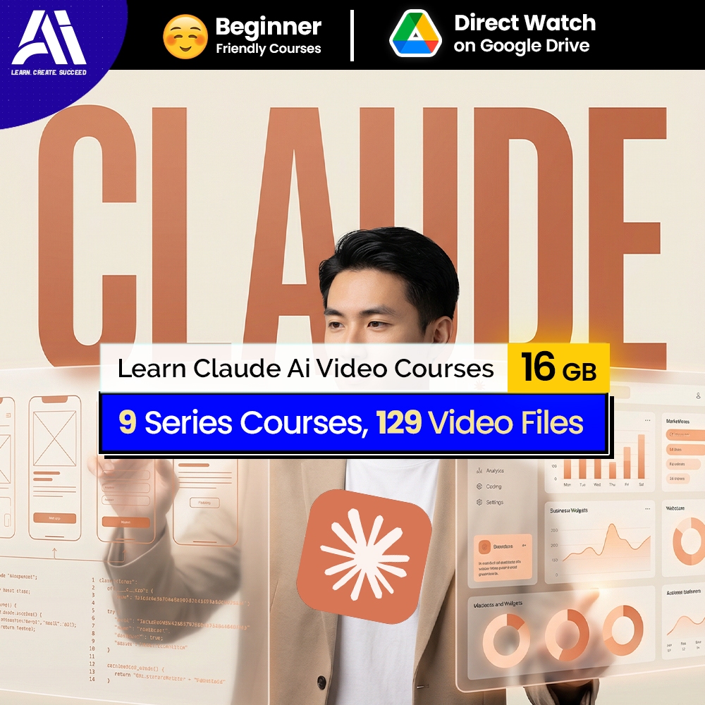Learn Claude Ai Video Courses Bundle - 9 Series Claude Ai Video Lesson ...