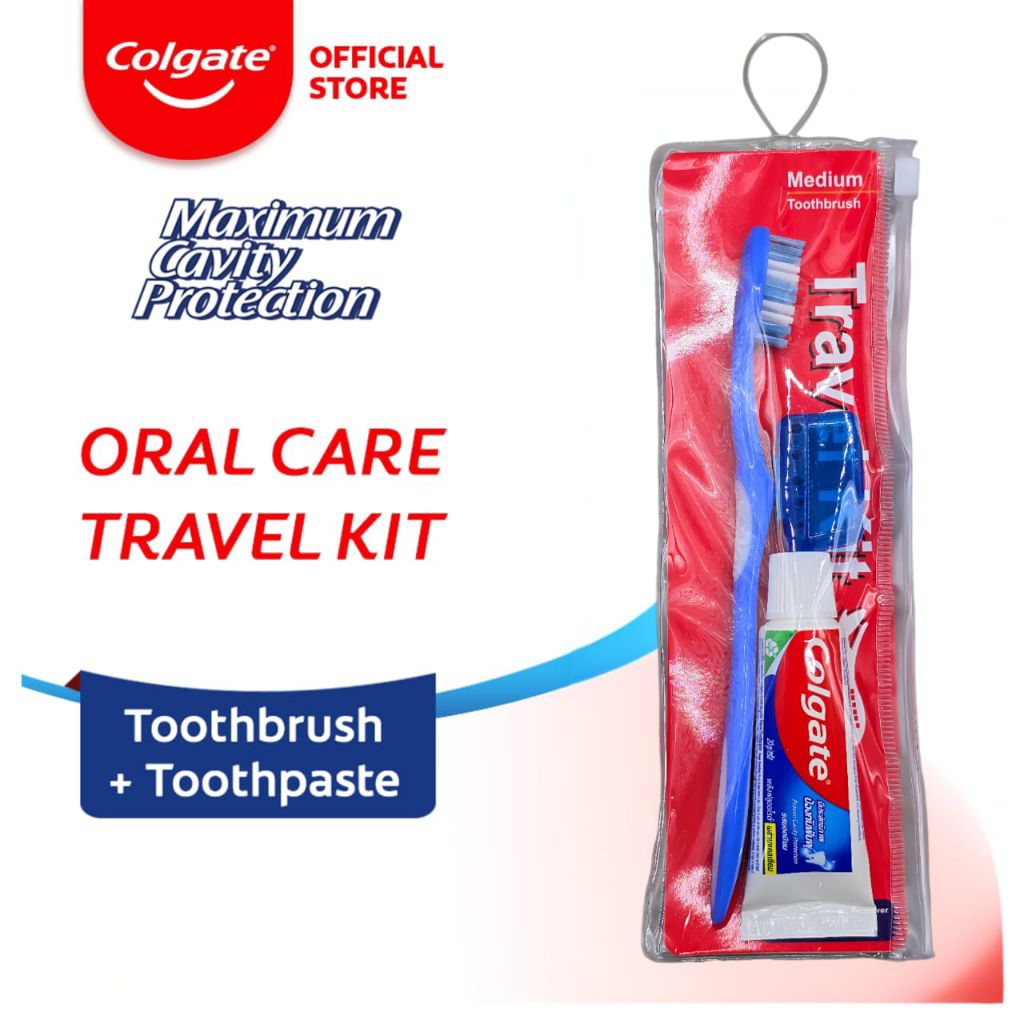 Colgate Travel Kit (Toothpaste 20g + Toothbrush) | Shopee Malaysia