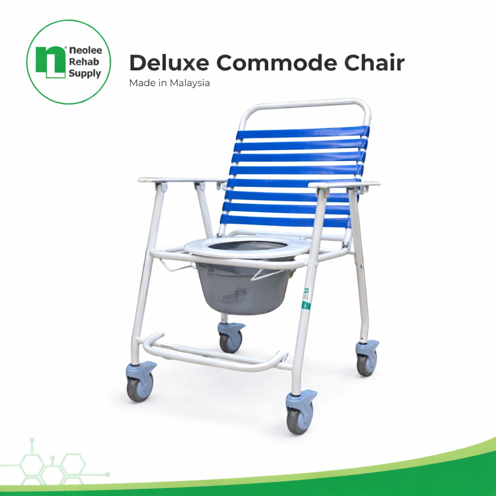 Deluxe Commode Chair | Extra Wide Commode Chair | Shower Commode ...