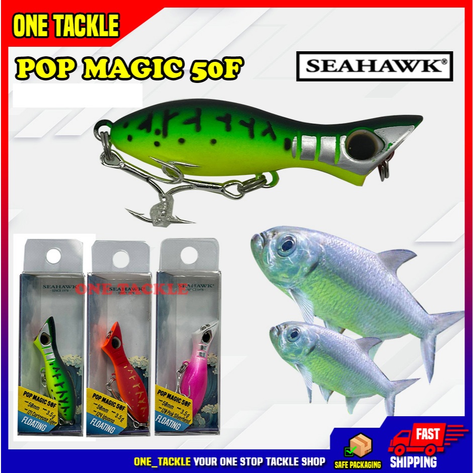 Seahawk Pop Magic 50f mini popper lure 50mm | Shopee Malaysia