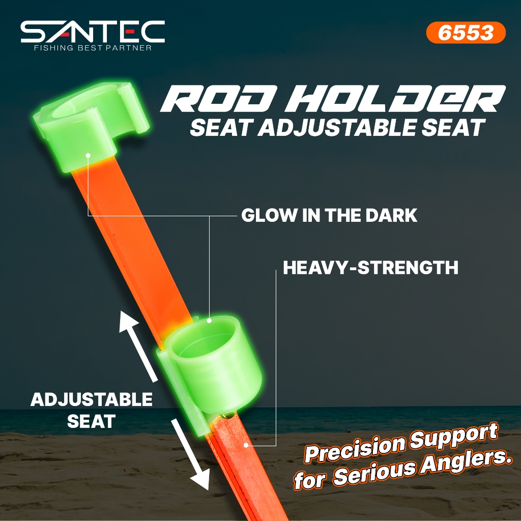 SANTEC - ROD HOLDER SEAT 70cm/90cm ADJUSTABLE ROD STAND | Shopee Malaysia