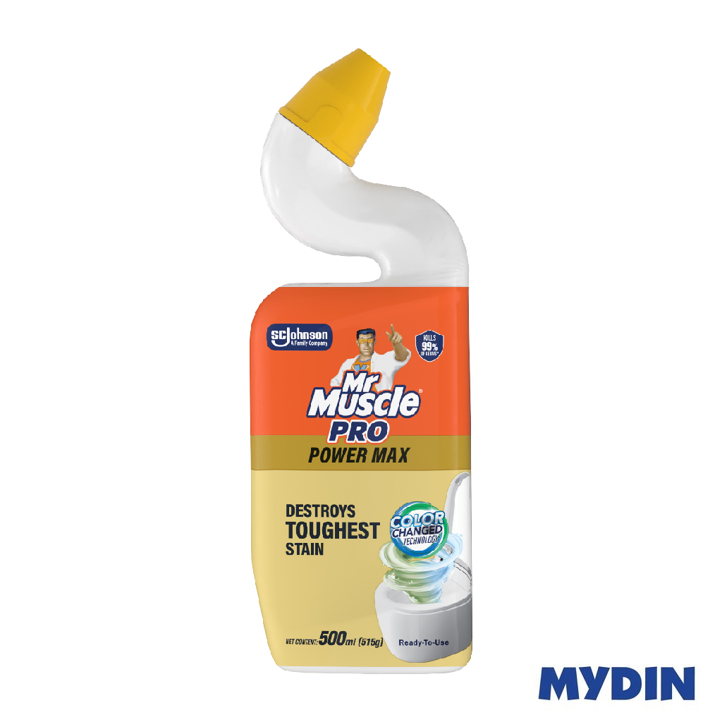 Mr. Muscle Pro Power Max Toilet Bowl Cleaner (500ml) | Shopee Malaysia