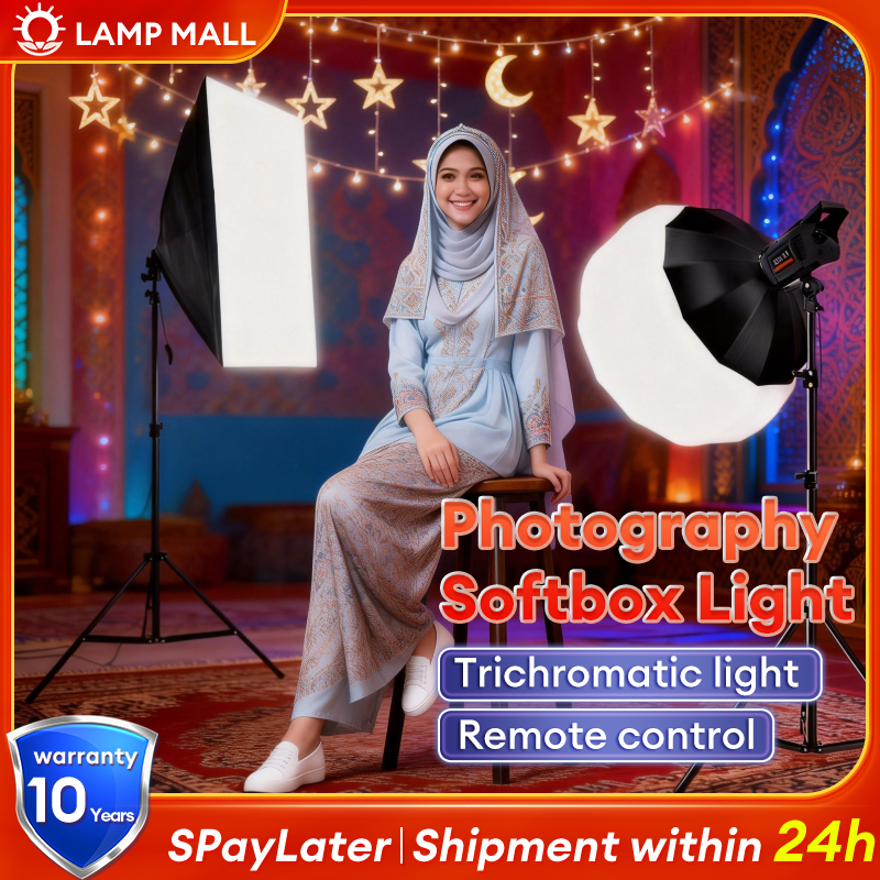 Octagon Softbox Lantern E27 Socket Lighting Ball Lampu Studio Bola 65cm ...