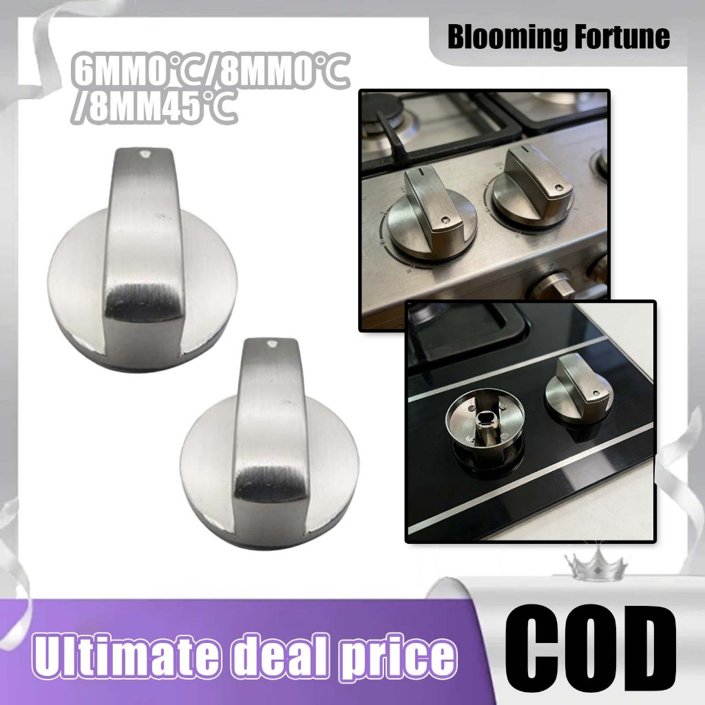 Universal Gas Stove Knobs 6/8MM Cooker Button Round Cooker Assembly ...