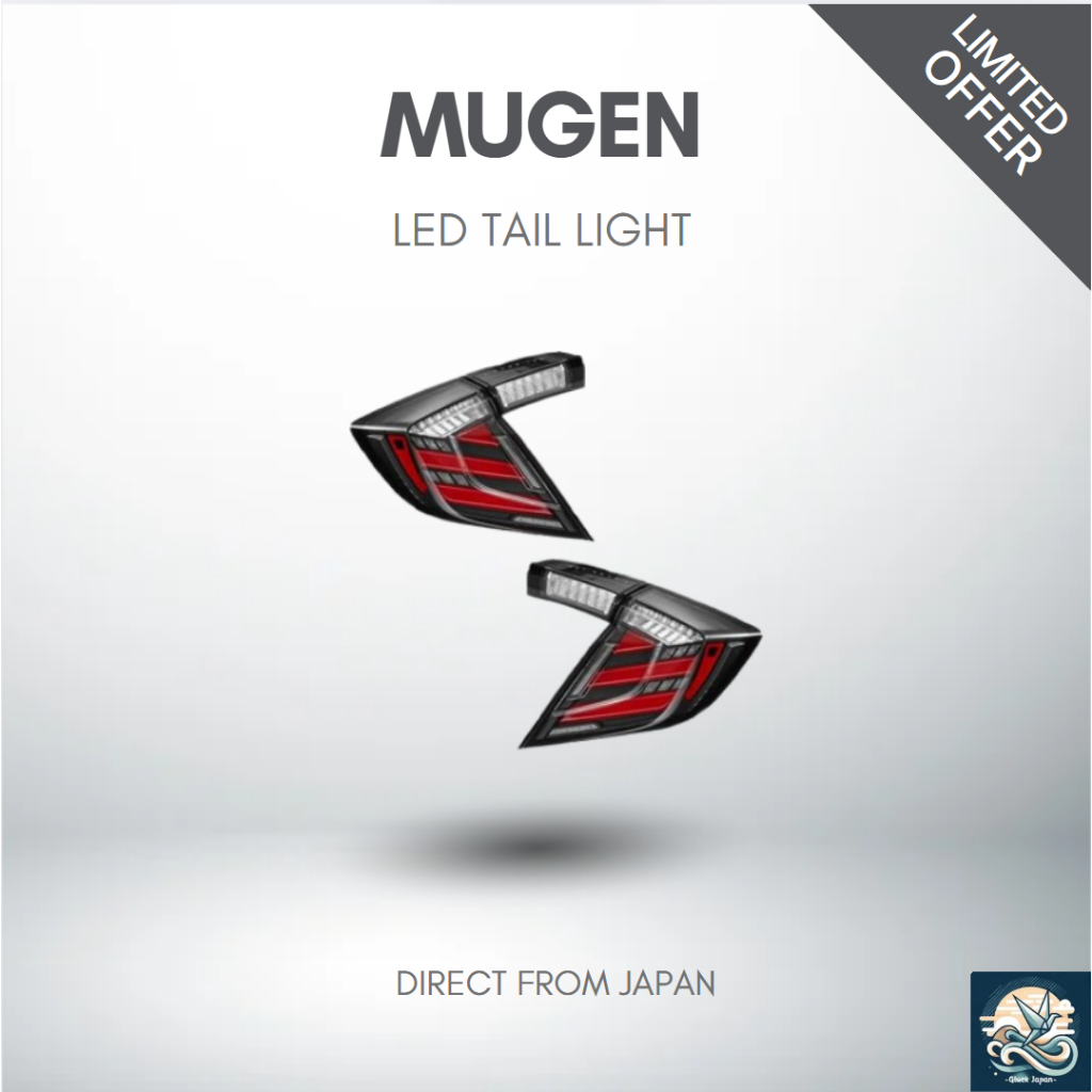 MUGEN LED Tail Light for Honda Civic Type R FK8 33500-XNCF-K0S0 [Direct ...