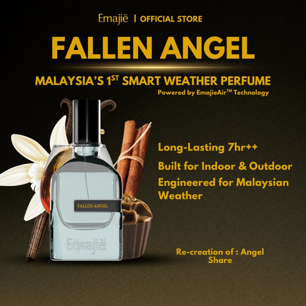 EMAJIE FALLEN ANGEL Perfume for Men & Women 30ml Long Lasting Muslim ...