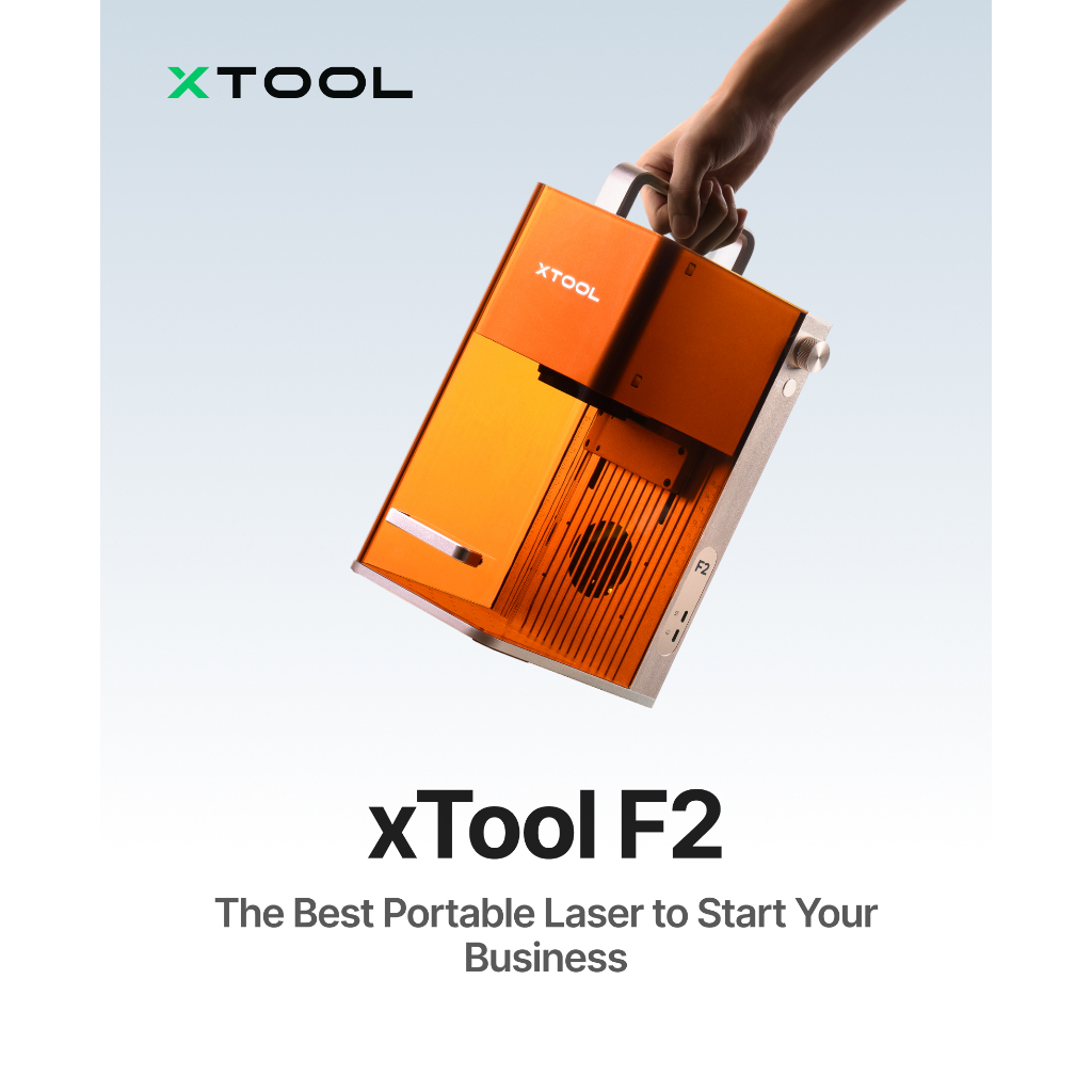 xTool F2 5W IR & 15W Diode Portable Dual Laser Engraver | Shopee Malaysia